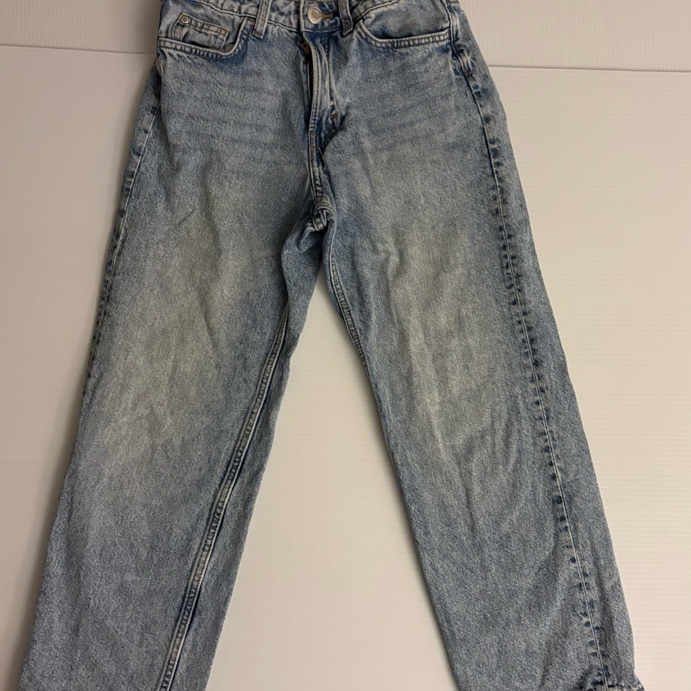 H&M Light Blue Relaxed Girls Jeans size 12